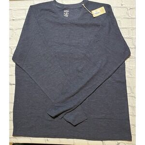 RedHead Men's Mini Waffle Long‎ Sleeve Thermal Blue 2XL NWT